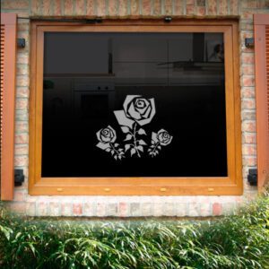 Fensterdekor Rose