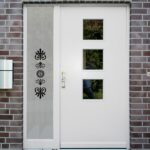 Sichtschutzfolie für Haustür Seitenteile Artdeko