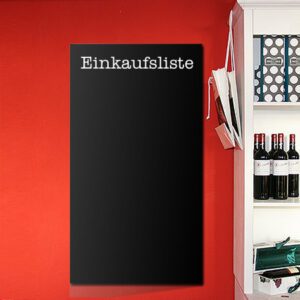 Tafelfolie mit Schriftzug Einkaufsliste