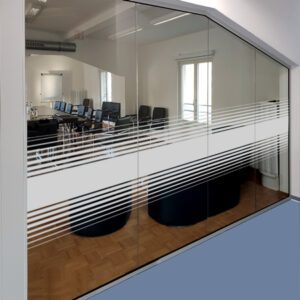 Milchglasfolie Glasdekor Fensterfolie Sichtschutz Türen Praxis Büro Möbel 